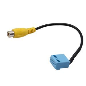 케이블 어댑터 후면 카메라 케이블 MIB RCD330 역방향 후면 카메라 용 새로운 간단한 케이블 12V 1pc 20cm/