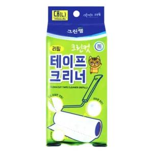 (대형 리필) 미세찌거기 까지 달라붙는 테이프크리너 /먼지/청소/테잎/돌도리/찍찍이/제거/머리카락/바닥