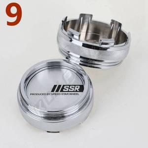 휠캡 4개 60MM OD 56MM ID 캡 스포츠 림 커버 SSR 스티커 센터 휠 허브