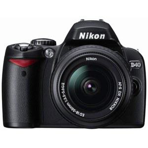 니콘 D40 6.1MP 디지털 SLR 카메라 키트, 18-55mm f/3.5-5.6G ED II 오토 포커스-S DX 줌-니코 렌즈 포함