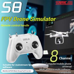 STARTRC FPV 드론 훈련 시뮬레이터 원격 제어 핸들 DJI DRL Liftoff LOGIC 호환되는 8CH 비행 시뮬레이터