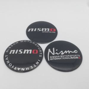 4pcs 3D 56mm 닛산 nismo GTR 로고 자동차 엠블럼 휠 허브 센터 캡 배지 커버 스티커 데칼 스타일링 액세서