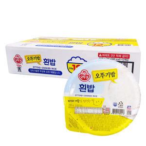 오뚜기 흰밥 210g 12개 (1박스) 즉석밥 백미 컵밥 햇반