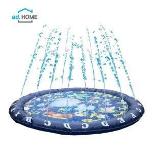 애드홈 알파벳 유아동 분수매트 워터매트 물놀이풀장 베란다 욕실 소형 100cm