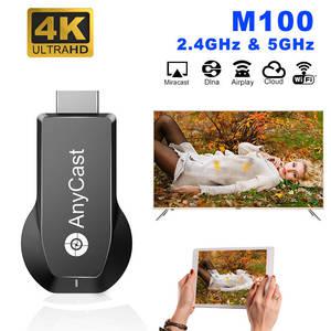무선미러링 안드로이드 M100 미라캐스트 무선 DLNA 에어플레이 애니캐스트 와이파이 디스플레이 수신기 동