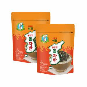 [성경김본사] 지도표성경김 불닭맛 돌자반 300g x 2봉
