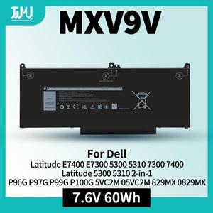 60Wh MXV9V 노트북 배터리 교체 Dell Lavity E7400 2-in-1 P96G P100G 5VC2M 829MX
