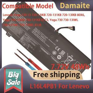 Damaite 7.72V 48Wh L16C4PB1 Lenovo Yoga 720 13 720-13IKB 80X6 용 배터리 교체
