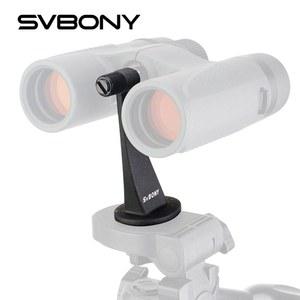 망원경 SVBONY SV111 메탈 쌍안경 삼각대 마운트 어댑터 4인치 나사산 블랙 고무 고리 포함 F9182A