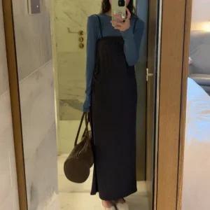 [메이비베이비] [Dearest] Gabriela Dress (차콜)