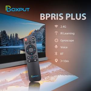 BPR1S Plus BLE 5.0 에어 마우스 음성 리모컨 2.4GHz 무선 리모컨 (자이로 내장) 안드로이드 TV 박스 / PC