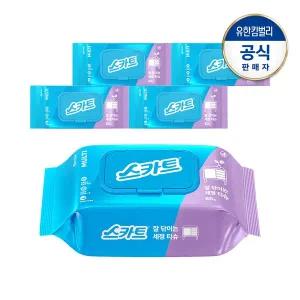 [크리넥스]스카트 잘닦이는 세정티슈 80매X5팩