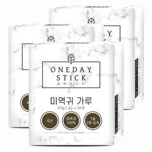 [굿허브]국산 미역귀 분말 가루 스틱 30포 x 2g x 3