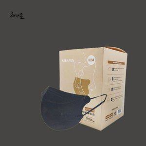 [기타]해나온 새부리형 마스크 KF-94 블랙 5개입x10팩