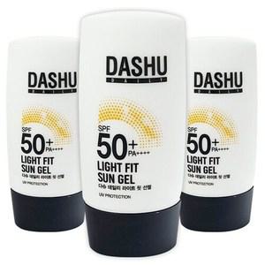 다슈 데일리 라이트핏 선젤 선크림 50ml SPF50+ 3개