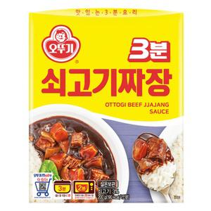오뚜기3분 쇠고기 짜장 200g 6개