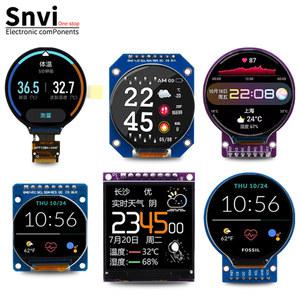 P TFT 디스플레이 1 28 LCD 모듈 라운드 RGB 240 240 GC9A01 드라이버 4선 SPI 인터페이스 Arduino 용 240x240 PCB