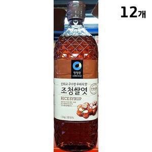 [MEM03M24_52ET]대상 물엿올리고당 쌀엿 1.2Kg X12