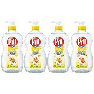 프릴 베이킹소다 레몬, 700ml, 4개