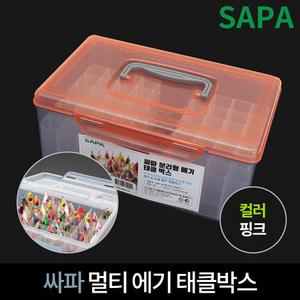 싸파 분리형 에기 태클 박스 핑크 쭈꾸미 갑오징어 문어