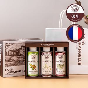 [롯데백화점]라투랑겔 [라투랑겔] 프리미엄 오일 250mL 3종 선물세트(월넛+피스타치오+헤이즐넛)