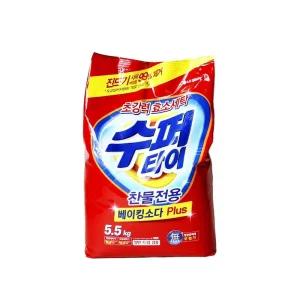 LG 수퍼타이 세탁세제 가루세제 5.5kg/드럼용/세제/분말/섬유/세탁/가루/일반/세탁기/대용량/빨레/업소용