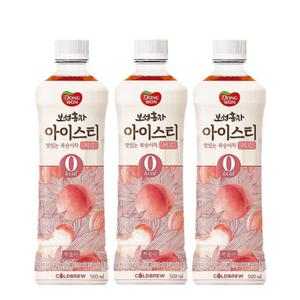보성홍차 아이스티 제로 복숭아 500ml 20개입