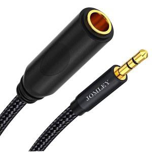 JOMLY 1 /4 ~ 3.5mm 어댑터, TRS 6.35mm 여성 남성 헤드폰 1 /4인치 1 /8인치 헤드폰용 스테레오 오디오 케이블 어댑터 - 헤드폰, 앰프, 기타, 앰프 1피트