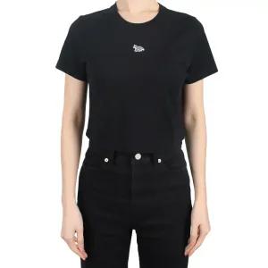 메종키츠네 25SS 여성 베이비 폭스 반팔티 블랙 MW00105KJ0008 P199