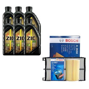 SK지크 K7 프리미어 2.5 가솔린 지크 X9 제로 0W20 6L SP 엔진오일+필터 세트 0367-2658