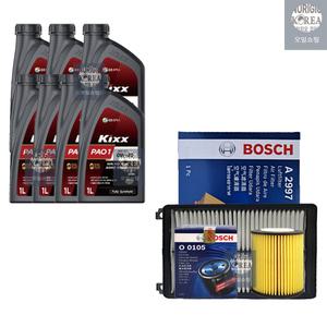 올뉴K7 3.3 가솔린 킥스 PAO1 0W30 7L 엔진오일+필터 세트 0105-2997