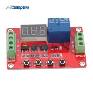 호환 DC5V 12V 24V DVB01 디지털 전압 비교기 전압계 마이크로 컨트롤러 충전/방전 모니터 0-99.9 지연