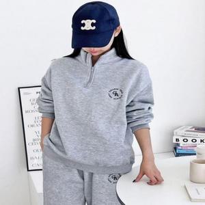 여성 반집업 기모트레이닝복 겨울 기모 트레이닝 (3i9PK)