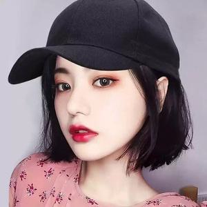 숏컷가발 여자인모 모자가발 항암 단발머리 가발 외출용