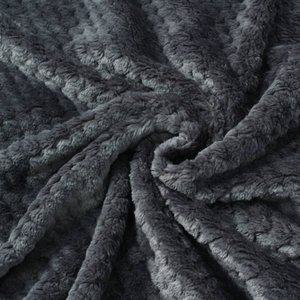 힐링스토어 극세사 무릎담요 70X100CM 그레이 따뜻한무릎담요 유모차덮개 거실블랭킷