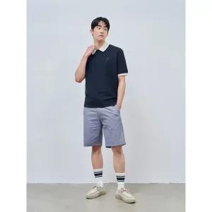 [빈폴] 시어서커 하운드투스 하프 팬츠 - 블루 (BC4325O61P)
