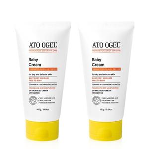 아토오겔 신생아 유아크림 베이비 유아 보습크림 고보습 아기 크림 160g x 2개