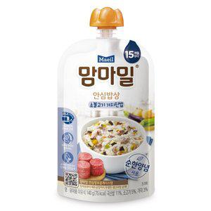 매일유업 맘마밀 안심밥상 소불고기 가지진밥 140G