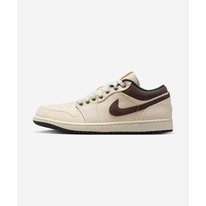 매장정품 나이키 NIKE 에어 조던 1 로우 프리미엄 M - 페일 아이보리:오프 누아르:바로크 브라운 IB8058-11