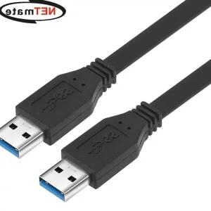 데이터케이블 USB3.0케이블 3 플랫 평면 케이블AA 50cm