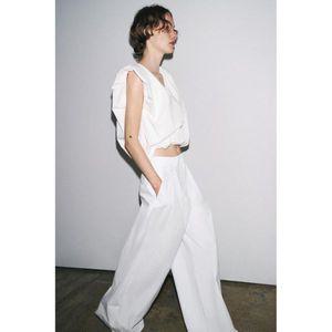 ZARA 셀럽픽 ZW 컬렉션 벌룬 포플린 탑 4437220250 70929