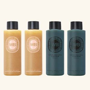 [조성아뷰티공식] 200ml x 4개 원더바스 레몬청클렌저+슈퍼베지톡스 클렌저 리뉴얼