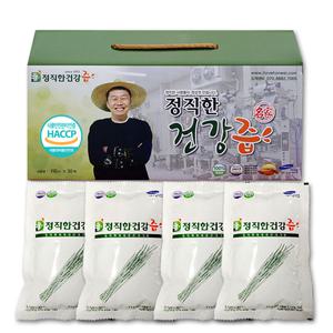 정직한건강즙 국내산 100% 노지 부추즙 110ml 30포