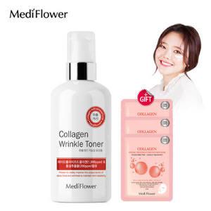 메디플라워 대용량 콜라겐 링클 토너 250ml+마스크팩3매