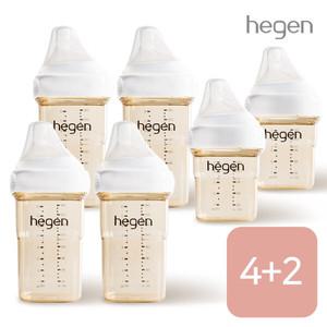헤겐 혼합 수유 패키지2 (젖병 240ml 4P+150ml 2P)