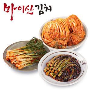 [한국농협] 전북 대표 마이산 3종 4호 포기김치3kg,파김치1kg, 갓김치1kg