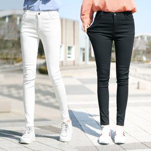 블랙 화이트 스키니팬츠 슬림핏 SJ1049_52