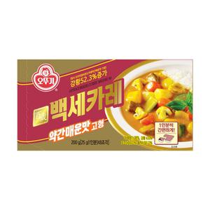 오뚜기 백세카레 고형 약간매운맛 200g