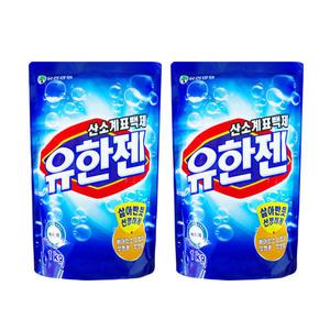 유한젠 산소계표백제(분말형)리필1kgx2개/세탁세제