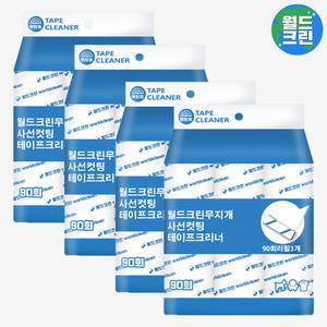 월드크린 테이프 크리너 클리너 돌돌이 16cm 90회리필 12롤